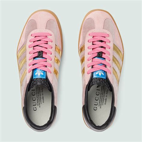 adidas gucci pink sneakers|pink Gucci gazelle.